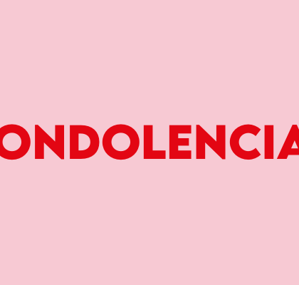 Condolencias